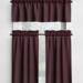Solid Red Valances and Cafe Curtains, 100% USA Cotton – Vibrant Red, Burgundy, and Dark Merlot – Custom Sizes Available